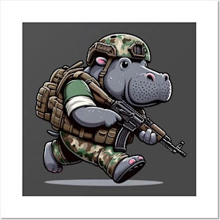 Tactical Hippo Posters and Art